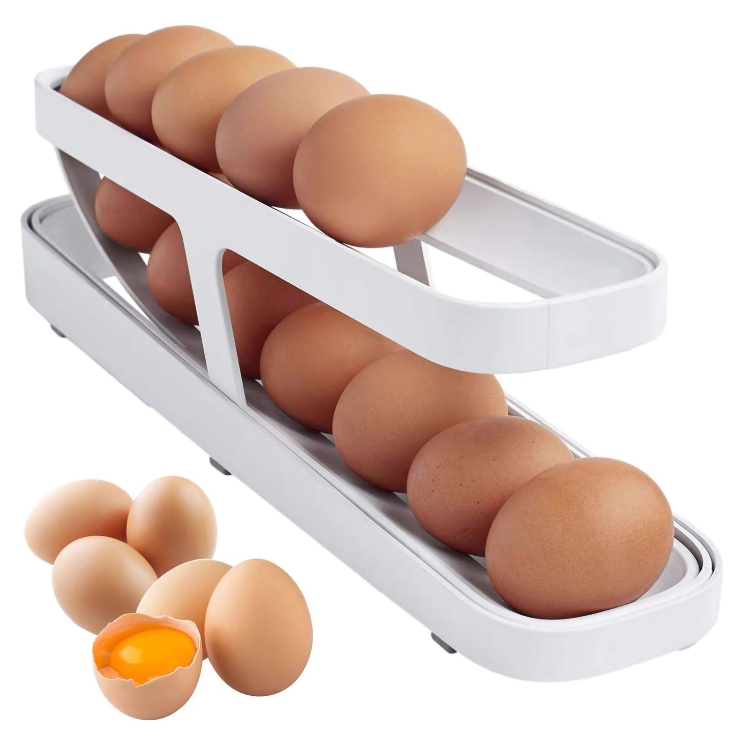 Organiza y Protege tus Huevos con Elegancia: ¡Descubre el Dispensador de Huevos que Revolucionará tu Cocina!