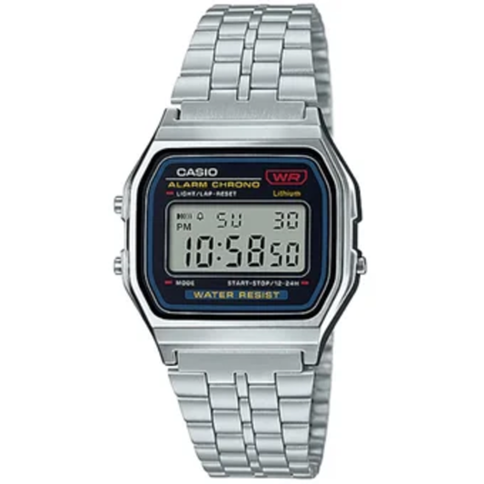 Reloj Casio Retro Acero Inoxidable Plata