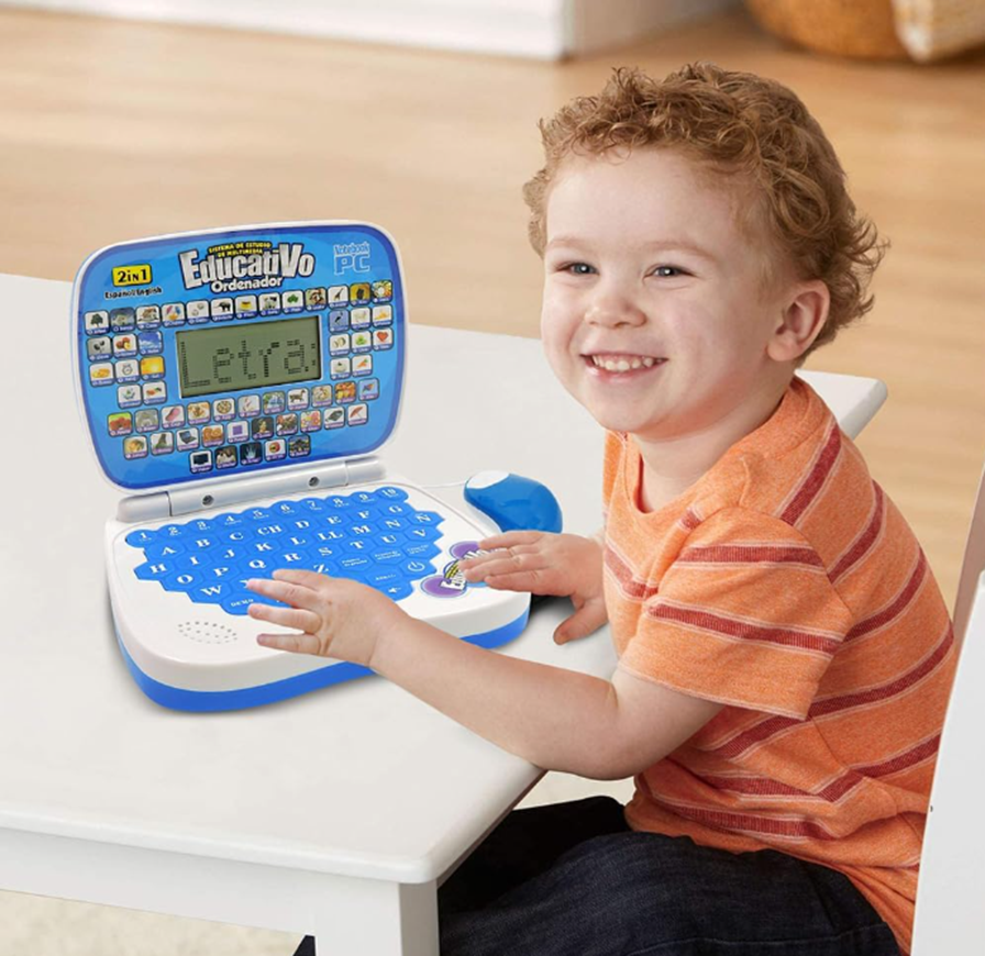 Mini Computador Didáctico Infantil 2en1