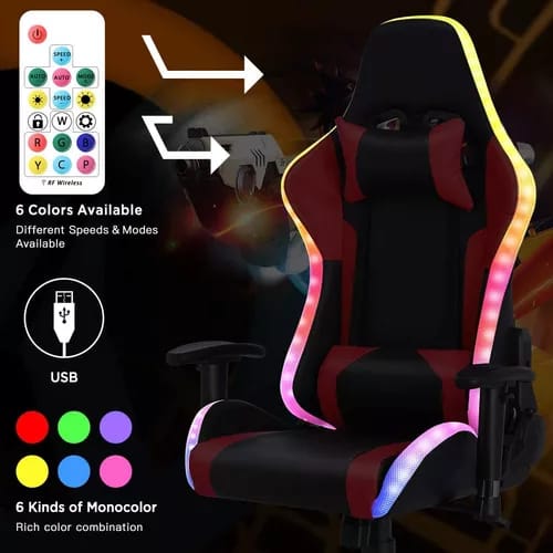 SILLA GAMER 815 BLACK/WHITE