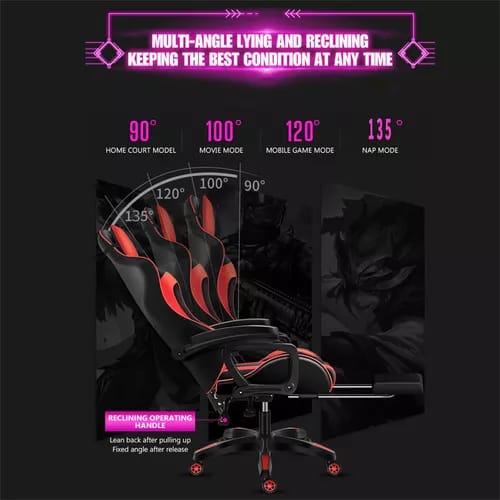 SILLA GAMER 815 BLACK/WHITE