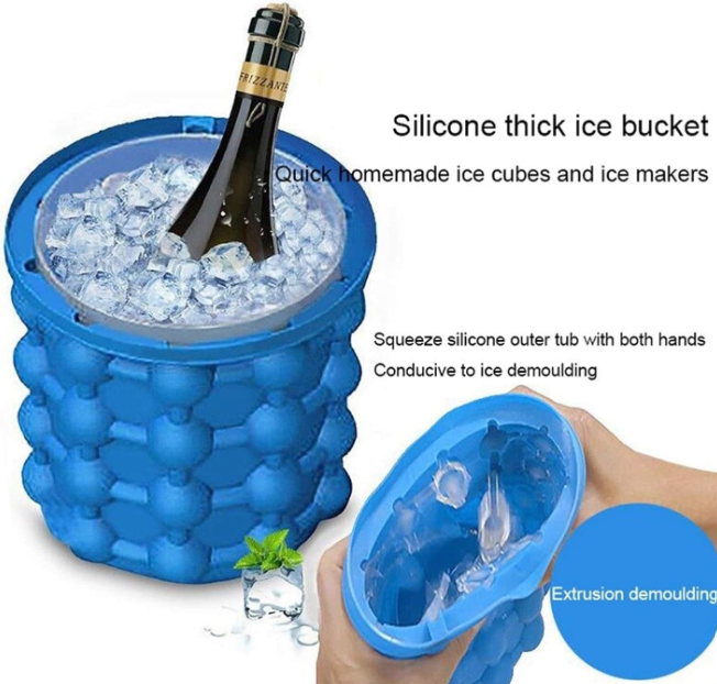 CUBO DE SILICONA PARA HACER HIELO