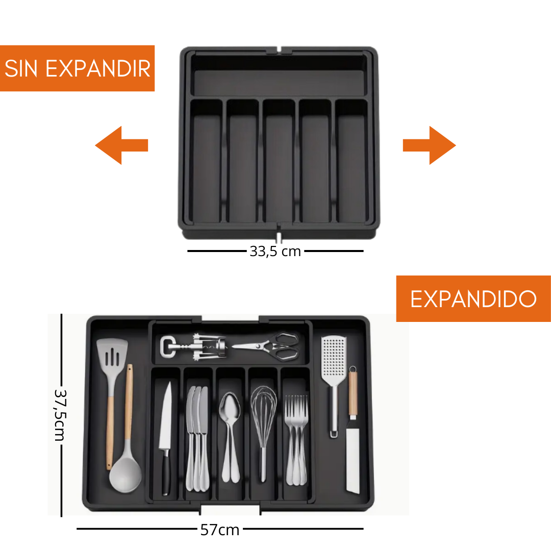 Organizador Cubiertos Expandible Cocina