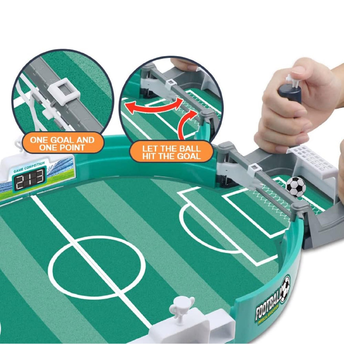 Juego Tablero Fútbol Futbolin De Mesa