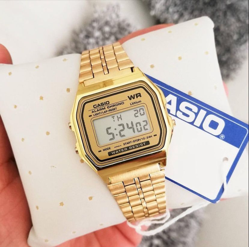 Reloj Casio Retro Acero Inox Dorado